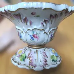 イタリア製 Corsi ヴィンテージ 花留め付き 花瓶　ハンドメイドのサムネイル