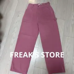 FREAK'S STORE ピンク ワイドパンツ Sサイズのサムネイル