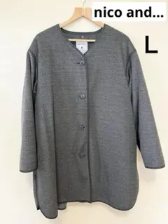 【美品】nico and… ニコアンド　4wayコート　Ｌ　オーバーサイズ