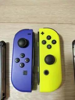 Joy-Con青、黄色スプラトゥーンカラー3良品ブルーネオンイエロー左右
