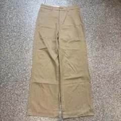 【300円オークション】23SS UNIQLO チノパン ワイドパンツ 極太