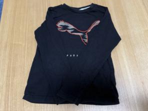 PUMA 黒 長袖　ロンT 140センチ