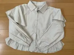 フリルシャツ　未使用品　M