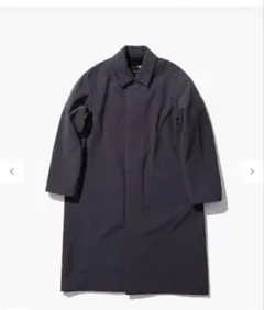 ATON Asako Nylon ダークグレー バルマカーンコートのサムネイル