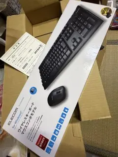 ELECOM ワイヤレスキーボード マウスコンボモデル TK-FDM063BKのサムネイル
