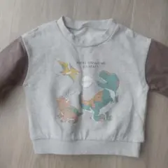 恐竜プリント トレーナー 90cm