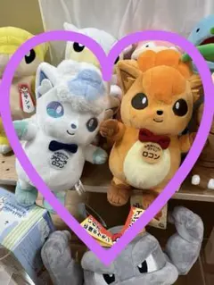 ポケモンローカルActs物産展 ぬいぐるみ アローラロコン＆ロコン 2点