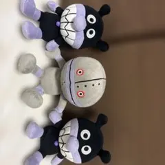 ばいきんまん、だだんだん、ぬいぐるみセット
