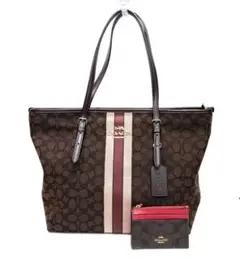 COACH コーチ F39043 トートバッグ ＆ F88208 パスケース