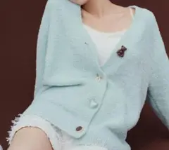 SNIDEL HOME【Melty】チョコボタンカーディガン