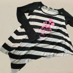 UNIQLO　ユニクロ　ディズニー　ミッキー　コラボ　ロンT グランジ　変形