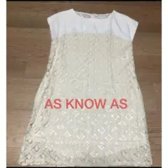 AS KNOW AS PINKY ノースリーブワンピース