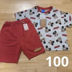 【新品未使用タグ付】Disney ミッキーマウス パジャマ セットアップ 100のサムネイル