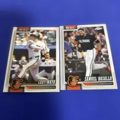 Topps Chrome Coby Mayo Samuel Basallo