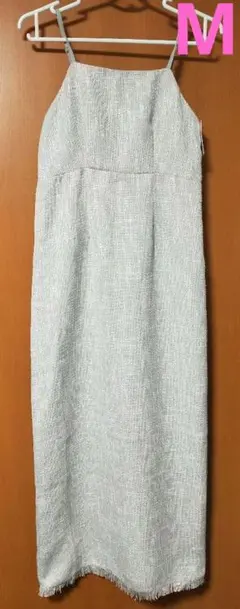 再度☆お値下げ☆新品タグ付き☆ジャガード素材ジャンパースカートワンピース　М