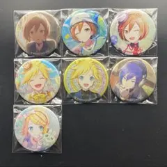 プロセカ リン レン MEIKO KAITO グリッター缶バッジ 7点セット