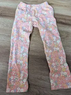 moujonjon 花柄 パンツ ピンク 120cmのサムネイル