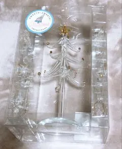 クリスマスツリー ガラス製 オーナメントセット