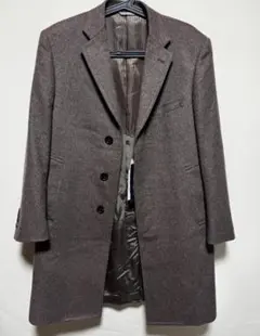 Erminegildo Zegna ゼニア カシミア100% チェスターコート ラッピング無料】Ermenegildo Zegna ゼニアコート カシミヤ100