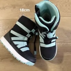 子ども用スノーブーツ ブラック/ミント