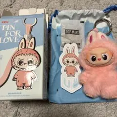 【正規品】PIN FOR LOVE 「U」イニシャル ラブブ