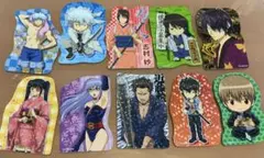 銀魂　カードダスステッカー　10枚セット