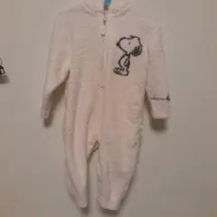 スヌーピー フリースロンパース