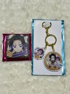 鬼滅の刃 バレンタイン&ホワイトデー　缶バッジ&アクリルチャーム　胡蝶しのぶ