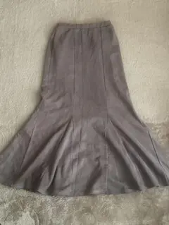 スエード マーメイドスカート