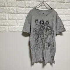 ディズニープリンセス Tシャツ Lサイズ グレー