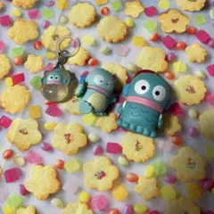 ハンギョドン　サンリオ　ガチャガチャ3点セット　めじるしチャーム　フィギュア