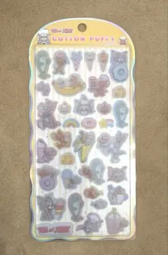 신품 미개봉 ❗️トムとジェリー ♥️ COTTON PUFFYシール