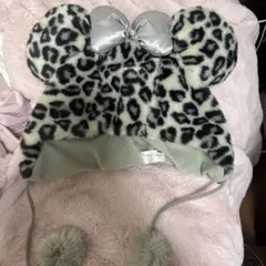 ディズニー　ファンキャップ　豹柄