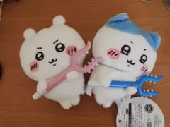 ちいかわ ハチワレ　討伐マスコット　ぬいぐるみ　2体セット