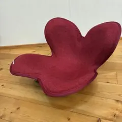 骨盤サポートチェア 姿勢サポート 座椅子 レッド 立体形状