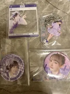 FRUITS ZIPPER仲川瑠夏　アクキー&缶バッジ