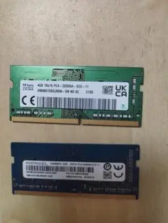 SK Hynix RAMAXEL DDR4 メモリ　（４G×２）８G
