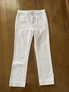 ZARA ストレートパンツ　ストレッチ