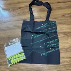 Starbucks スターバックス トートバッグ　フラットバッグ　新品未使用のサムネイル