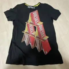 DIESEL グラフィックTシャツ ブラック