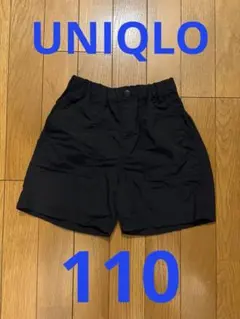 UNIQLO キッズ ハーフパンツ ブラック 110cm