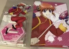 銀魂 神楽 アクリルスタンド マルイアネックス 水鉄砲 特典ブロマイド