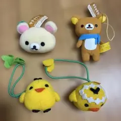 リラックマ ぬいぐるみヘアゴムマスコット 約8cm