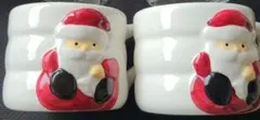 サンタクロースデザインカップ 2個セット