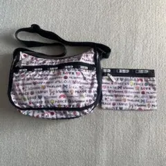 [美品] レスポ　カラフルメッセージショルダーバッグ　週末値下げしました‼️