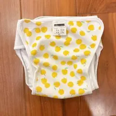 おむつカバー 90サイズ 黄色の果物模様