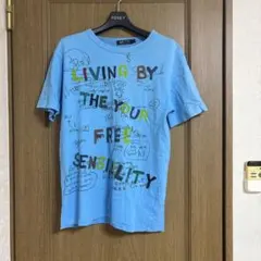 BEAMS HEART 水色 グラフィックTシャツ S 男女兼用