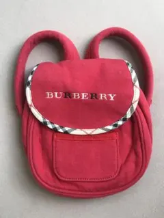 BURBERRY 赤 ベビー　リュック