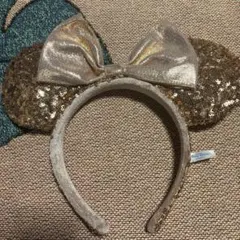 ディズニー　ピンクゴールド　カチューシャ
