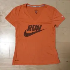 Nike Dri-FIT オレンジ RUN Tシャツ Sサイズ